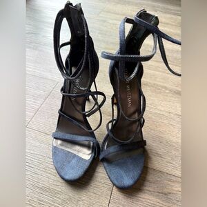 Stuart Weitzman 🌟NEW🌟Blue Heeled Sandals Elegant Design